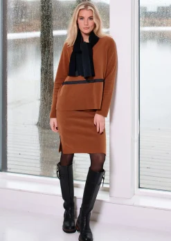 Henriette Steffensen Copenhagen BLUSE | 1358 RUST Clearance