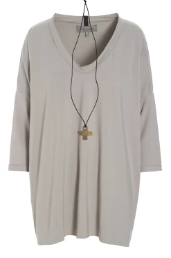 Henriette Steffensen Copenhagen BLUSE M/HALSKETTE | 96083 SAND Cheap
