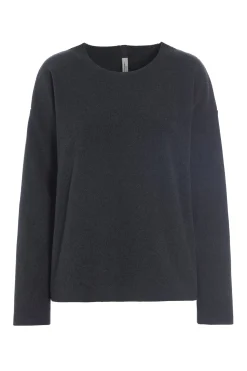 Henriette Steffensen Copenhagen BLUSE RUNDHALS | 1359 SOFT BLACK Shop