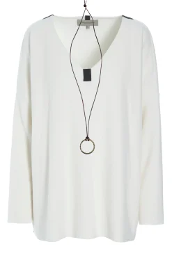 Henriette Steffensen Copenhagen BLUSE V-AUSSCHNITT | 1336 OFF WHITE Sale