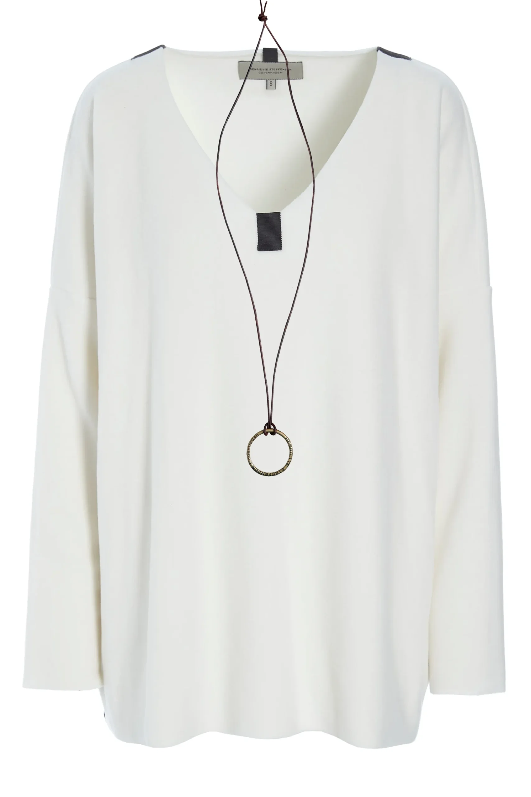 Henriette Steffensen Copenhagen BLUSE V-AUSSCHNITT | 1336 OFF WHITE Sale