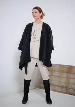 Henriette Steffensen Copenhagen CAPE | 4120 SOFT BLACK New
