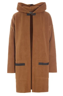Henriette Steffensen Copenhagen CARDIGAN MIT KAPUZE | 7118 RUST New