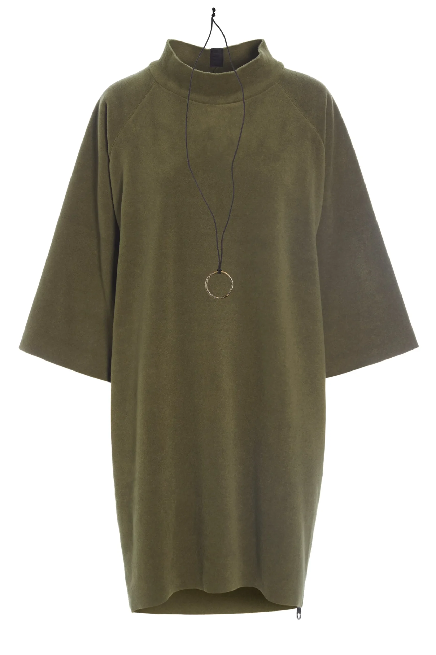 Henriette Steffensen Copenhagen KLEID MIT HOHEM HALS | 3243 MOSS Best