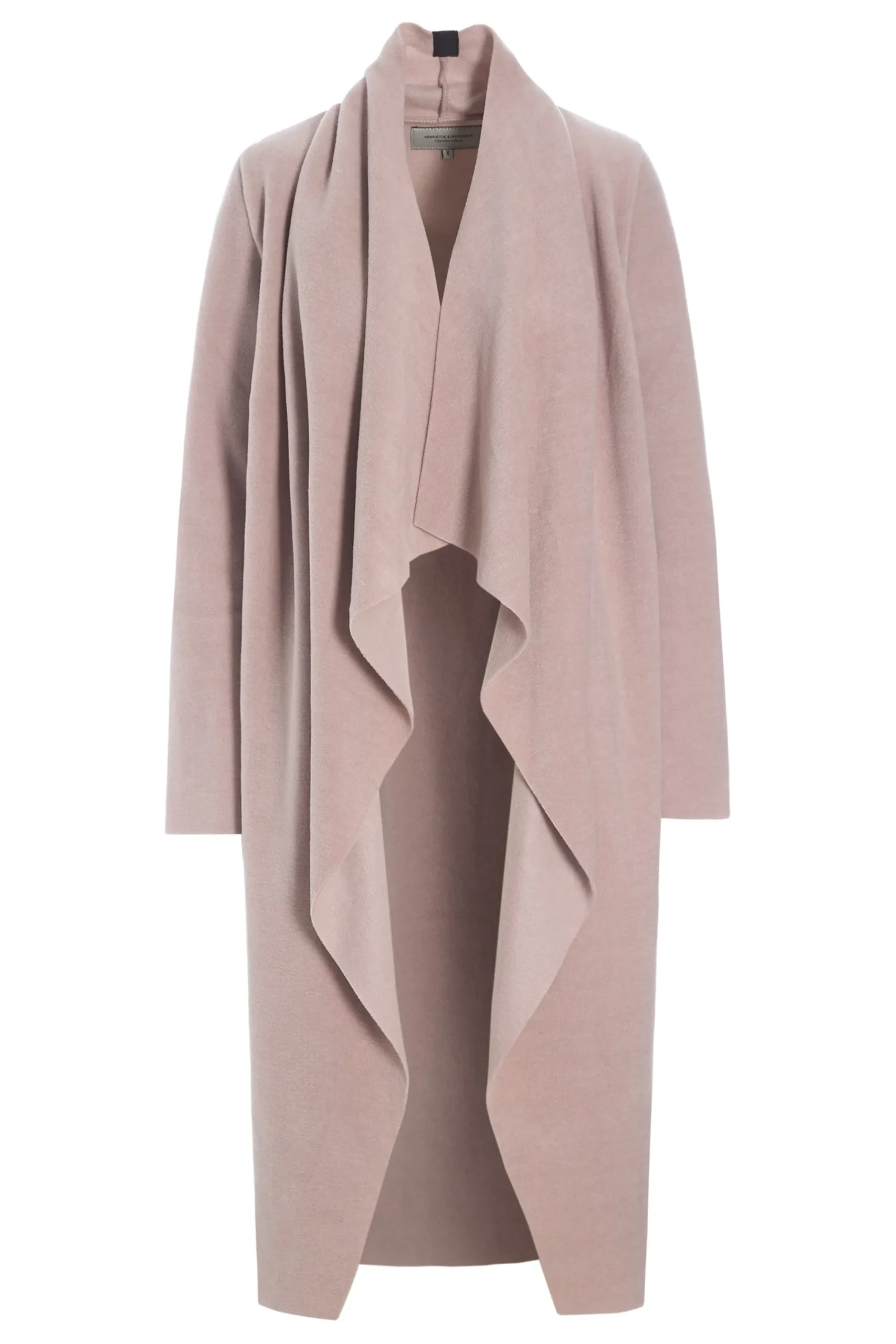 Henriette Steffensen Copenhagen LANGE CARDIGAN M/ WASSERFALL | 7131 NUDE Outlet