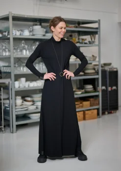 Henriette Steffensen Copenhagen LANGE KLEID W/SCHMUCK | 98058 BLACK Fashion