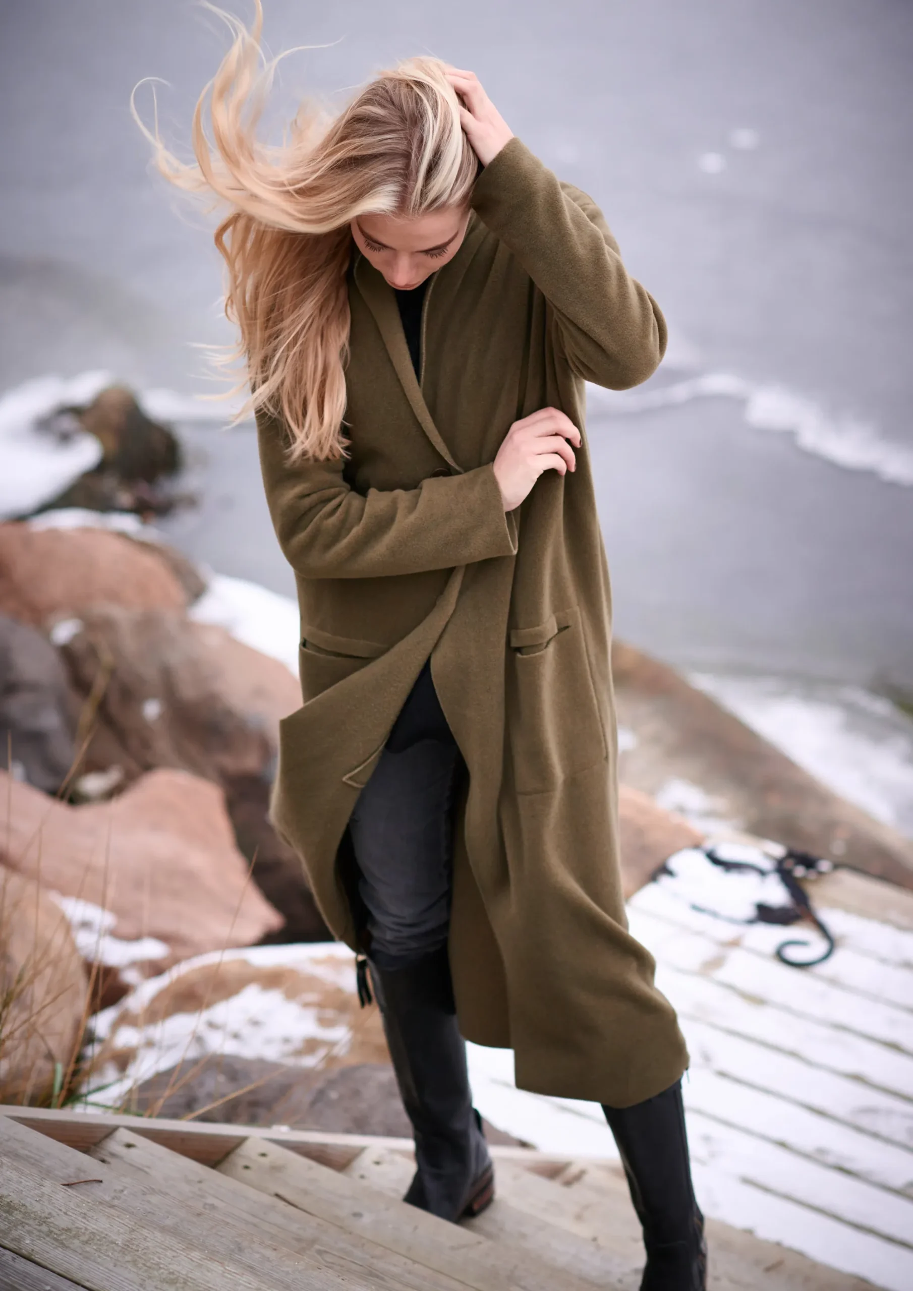 Henriette Steffensen Copenhagen LANGER CARDIGAN | 7162 MOSS Clearance