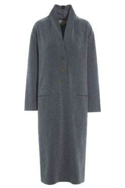 Henriette Steffensen Copenhagen LANGER CARDIGAN | 7162 GREY Discount