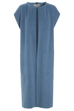 Henriette Steffensen Copenhagen LANGE WESTE | 7169 DUSTY BLUE Clearance