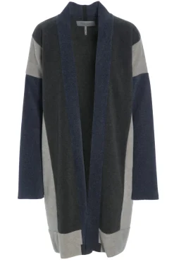 Henriette Steffensen Copenhagen NO WASTE CARDIGAN | 7141 DEEP BLUE/SAND/FORREST Hot