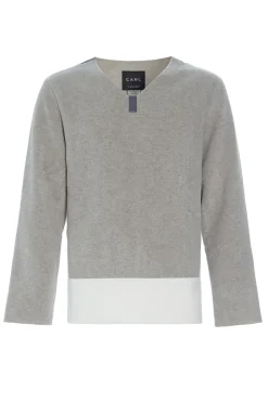 Henriette Steffensen Copenhagen ONE SIZE BLUSE MÂNNER | 1013C SAND/OFF WHITE Flash Sale