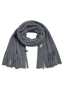 Henriette Steffensen Copenhagen SCHAL MIT FRANSEN | 4077 GREY Cheap