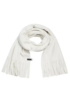 Henriette Steffensen Copenhagen SCHAL MIT FRANSEN | 4077 OFF WHITE Fashion