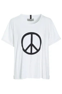 Henriette Steffensen Copenhagen TEE PEACE PRINT | 96066 WHITE Cheap