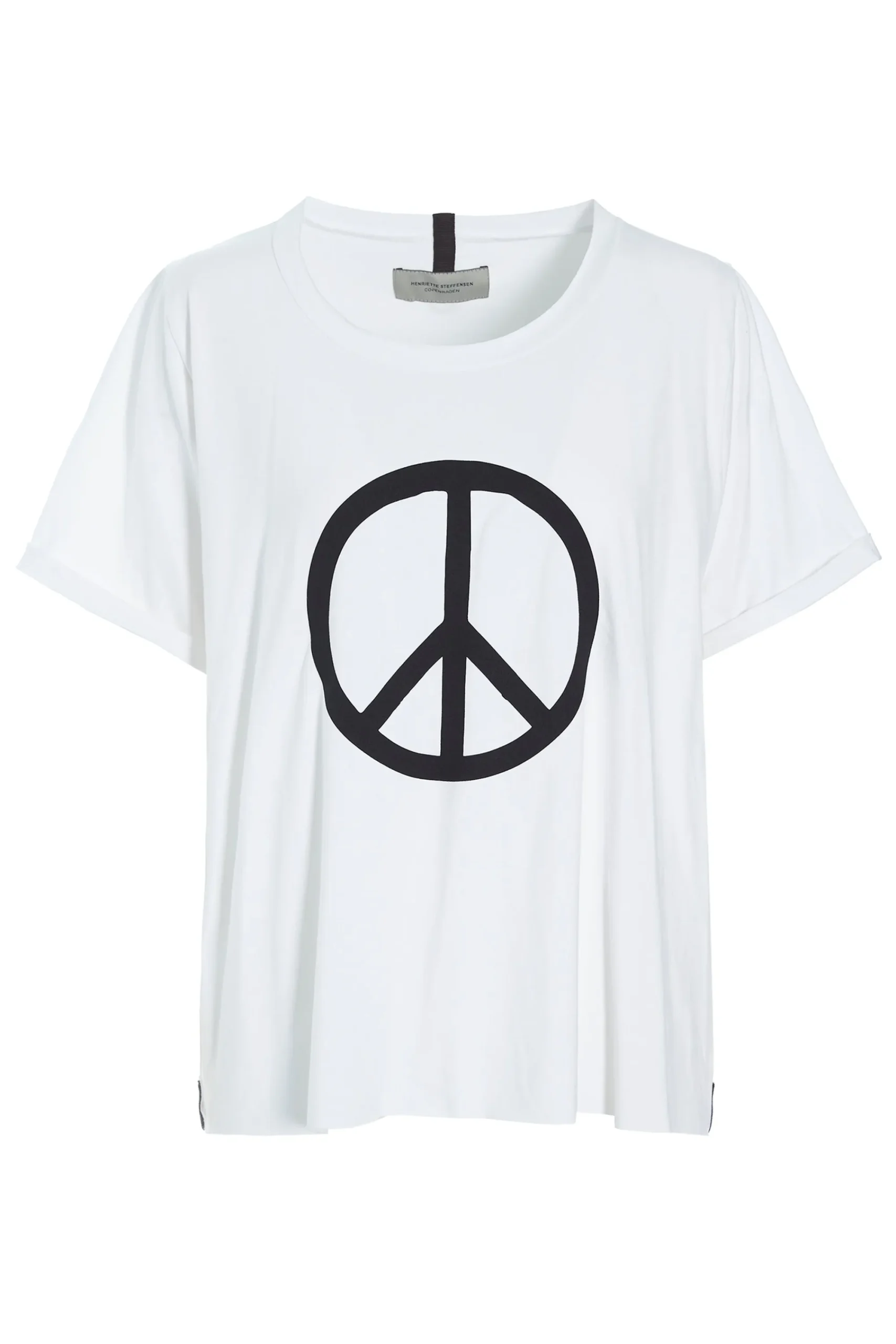 Henriette Steffensen Copenhagen TEE PEACE PRINT | 96066 WHITE Cheap