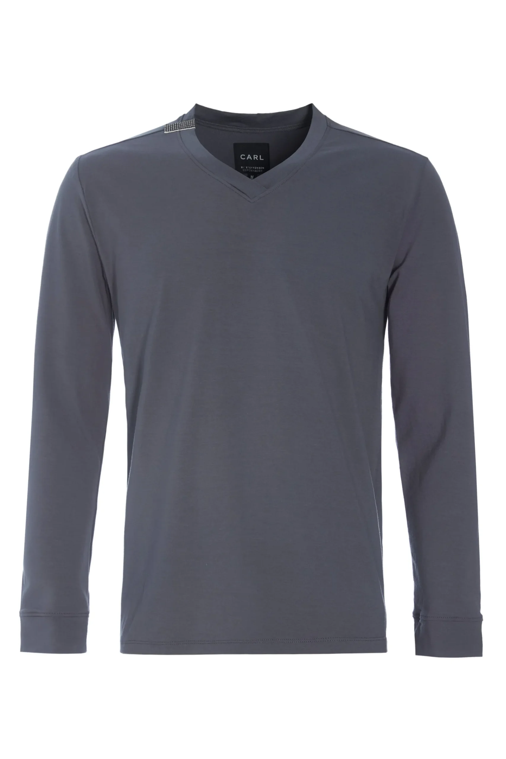 Henriette Steffensen Copenhagen T-SHIRT V-AUSSCHNITT LANGARM | 1021C GREY Store