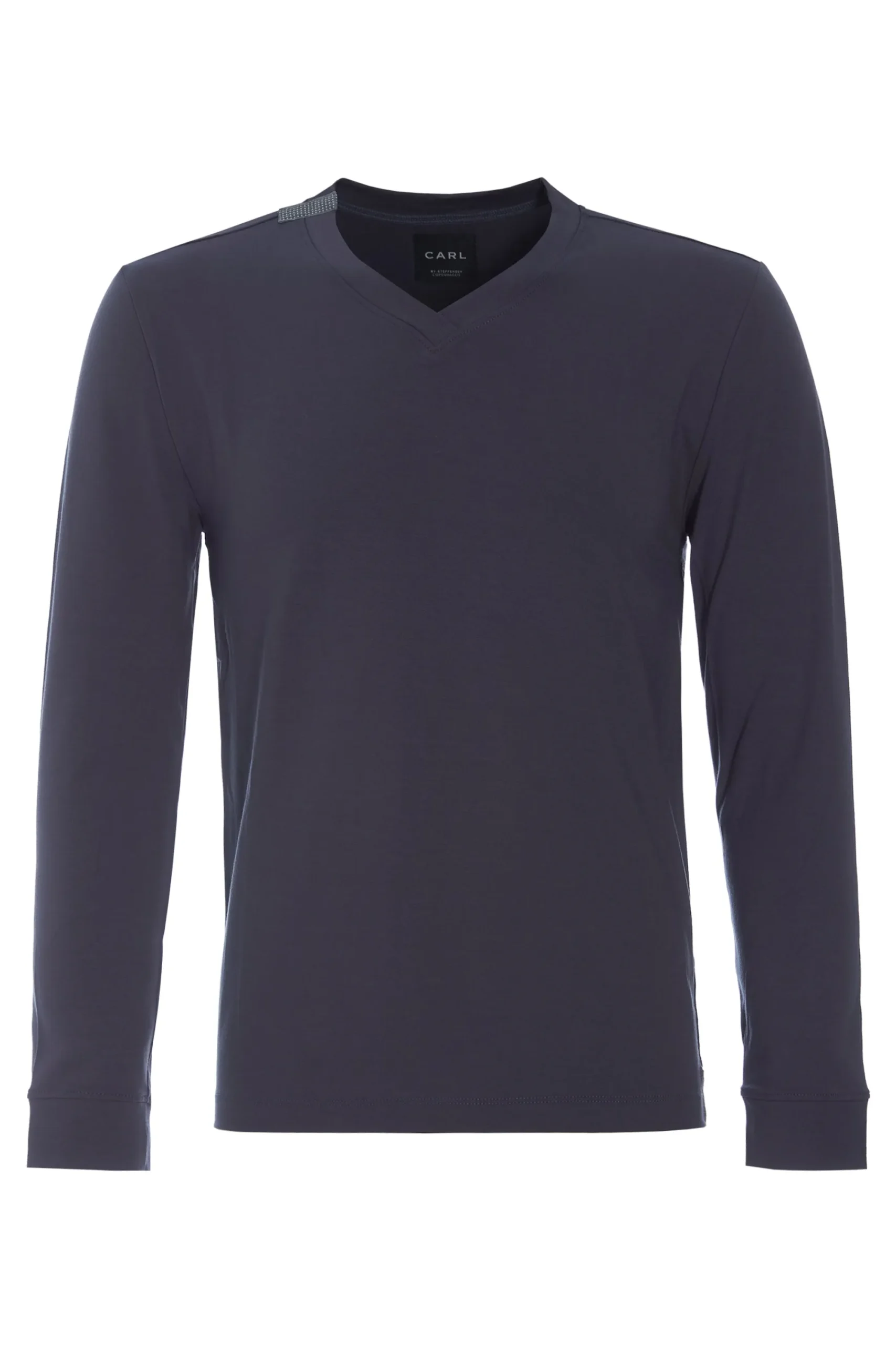 Henriette Steffensen Copenhagen T-SHIRT V-AUSSCHNITT LANGARM | 1021C DEEP BLUE Clearance